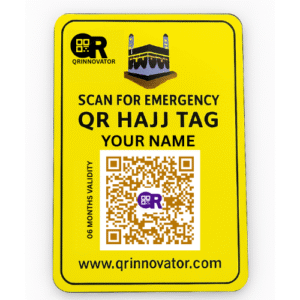 QR Hajj Smart PVC Tag